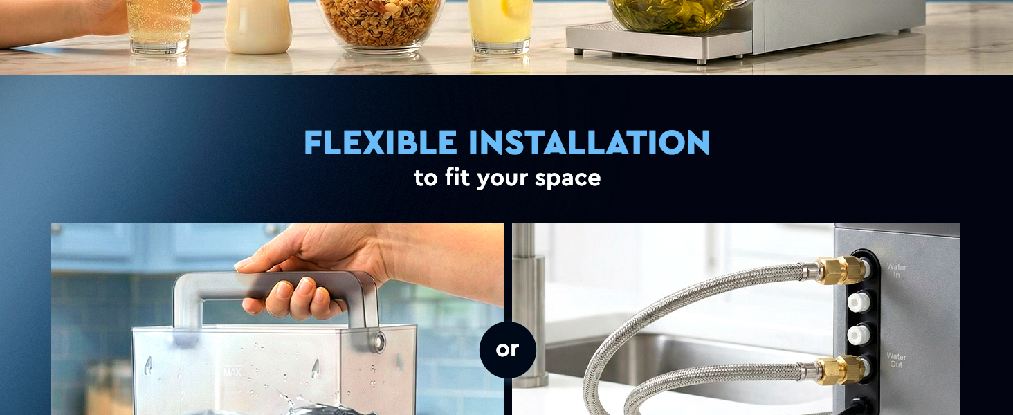 Le distributeur d’eau pétillante intelligent Ecosoft SPARK